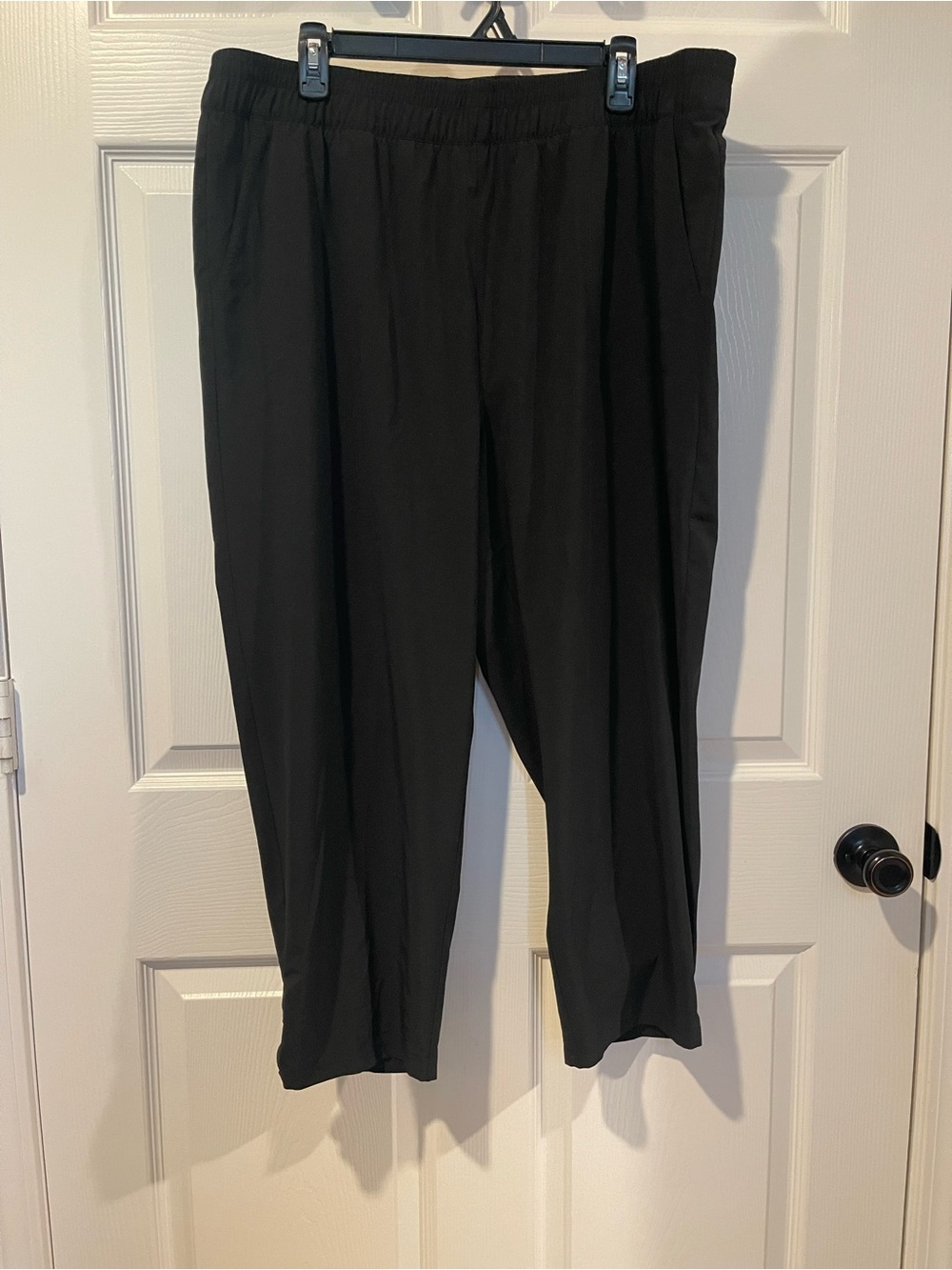 Talbots Women’s XL Black Elastic-Waist Pull On Pants drawstring